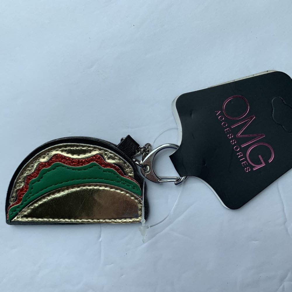 NWT $15 Taco Bag Charm Key Chain OMG accessories